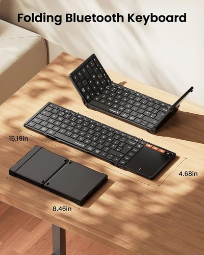 ProtoArc XK01 TP Foldable Bluetooth Keyboard/Touchpad iOS Android Windows iPad