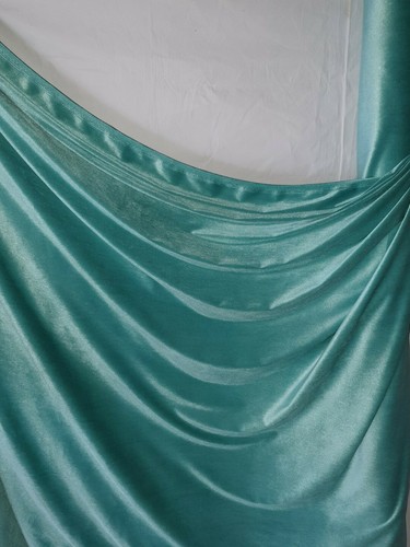 Tela de terciopelo de spandex de 58" de ancho medidor de cuarto de grasa rollos de tela de terciopelo como nueva - Imagen 2 de 5