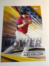 2020 Topps Pro Debut Tape Measure Power 5x7 Alex Kirilloff Blue Wahoos TMP 02/10