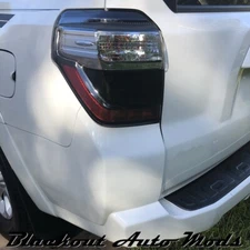 For Toyota 4Runner 2014-20 Tail Light Blackout Precut Tint Smoke Vinyl Overlay  