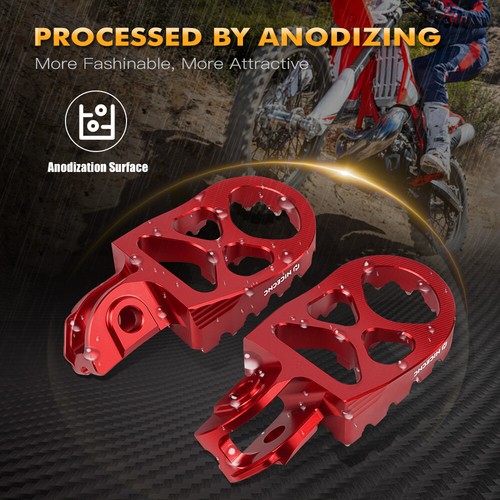 CNC Foot Pegs Rests Pedals For Beta RR 200 250 300 350 390 400 430 450 2020-2024 - Picture 3 of 9