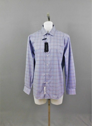 Tommy Hilfiger Men's Shirt, Size 17.5,34/35, Blue Multi, 96% Cotton, 4% Elastane - Picture 1 of 6