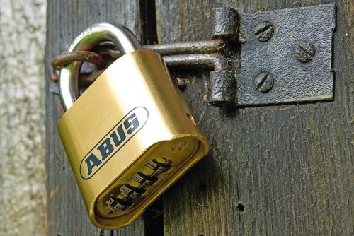 ABUS 185IB/50 Solid Brass Combination Padlock - Stainless Steel Shackle - Picture 3 of 4