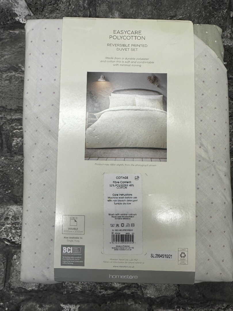 NEW EASYCARE REVERSIBLE DOUBLE DUVET SET BY HOMESTORE CG S61 eBay