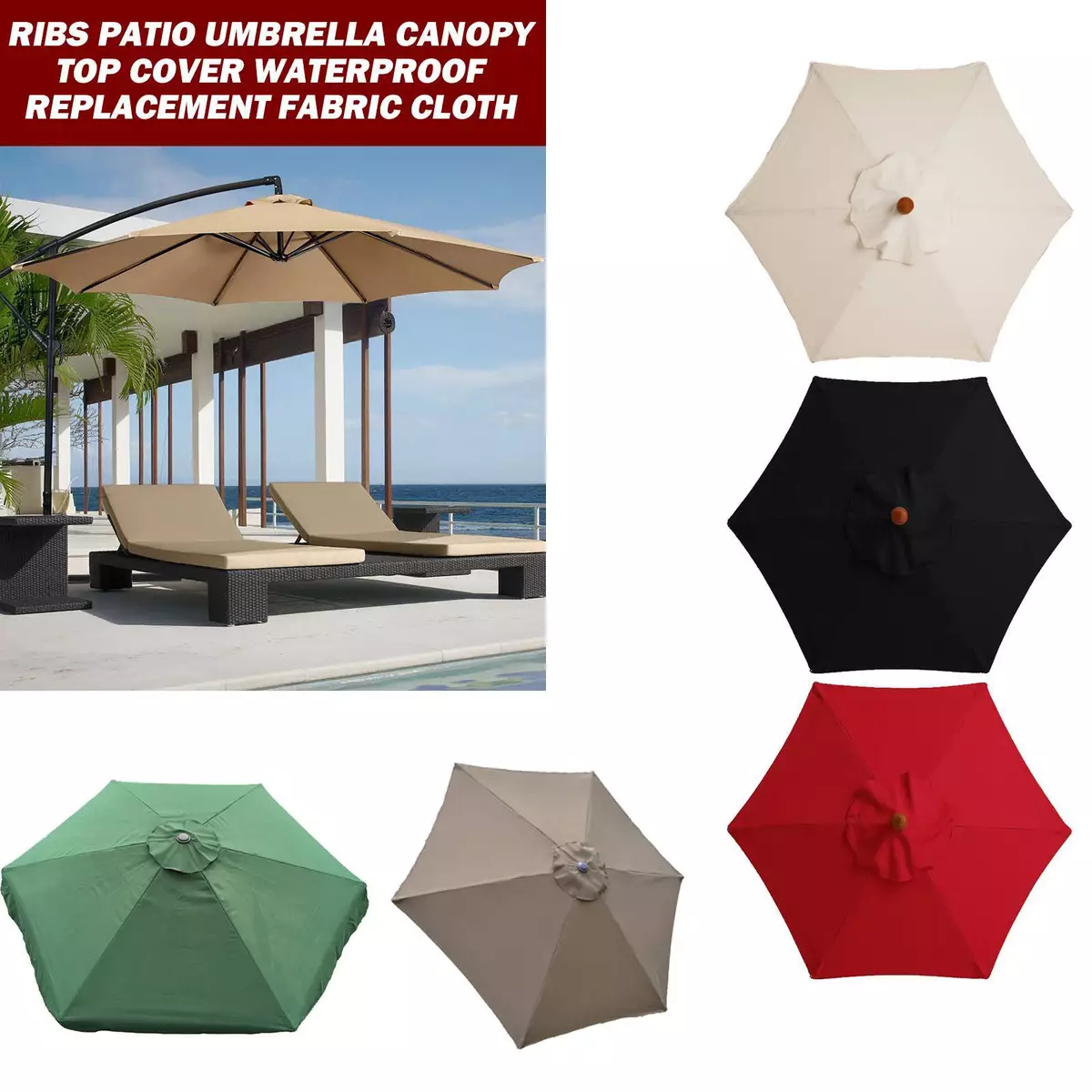 Patio sales umbrella top