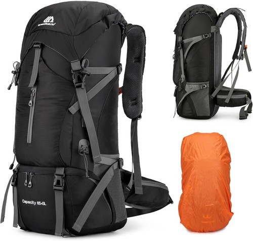 70L Lightweight Hiking Backpack - Waterproof Travel & Camping Backpack
