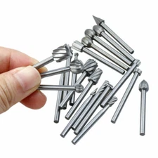 Wood Carving and Engraving Drill Bit Set Milling Cutter Carving Root Tool New