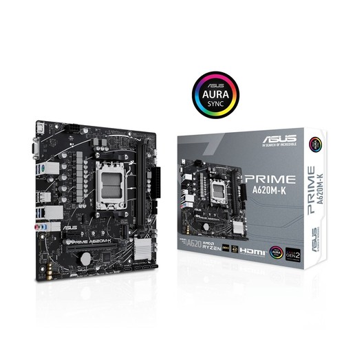 4711387242087 ASUS PRIME A620M-K AMD A620 gniazdo AM5 micro ATX ASUS - Zdjęcie 9 z 9