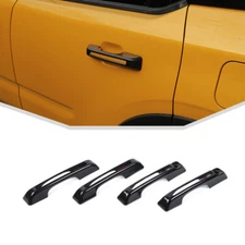 Exterior Door Handle Shell Cover Trim Bezels For Ford Bronco Sport 2021+ Black