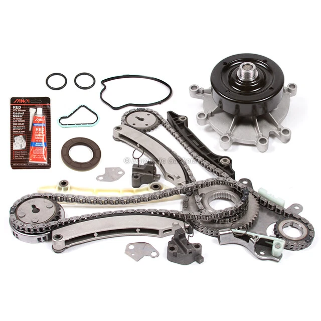 04-12 Dodge Jeep Ram 3.7L Timing Chain Water Pump Kit+Timing Cover Gasket Set - Image 3 of 4