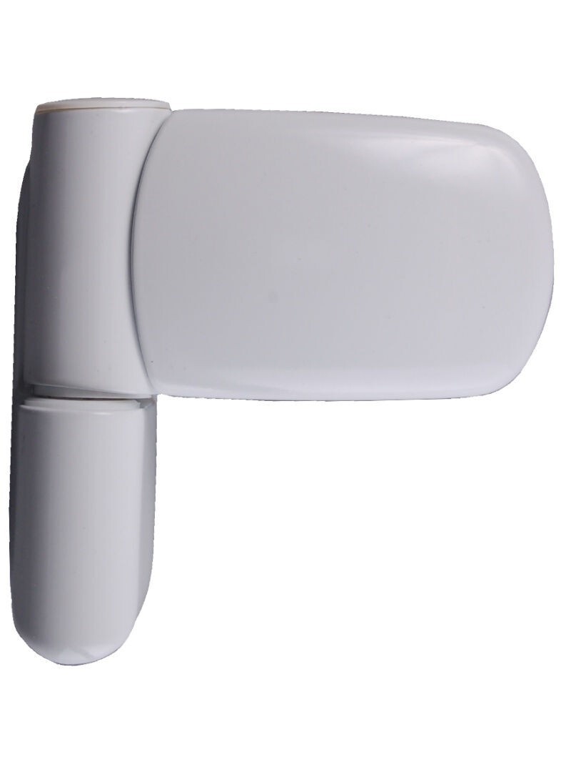 Avocet WMS Mini Triad MT3D Upvc Flag Door Hinge in White or Brown