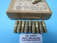 WWII Curtiss Wright Aircraft 2146H75 Cylinder to Cowl Stud R-2600 R-1820 B25 T28