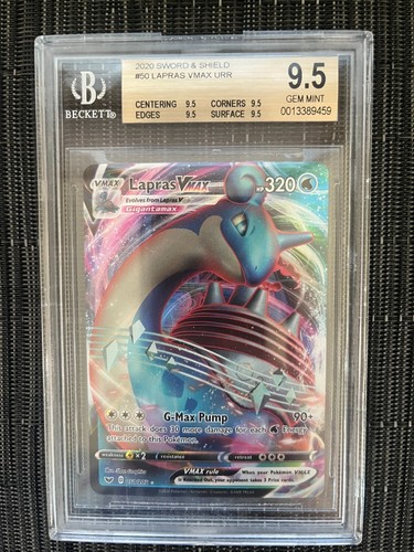 Lapras VMAX graded BGS 9.5 for sale on eBay