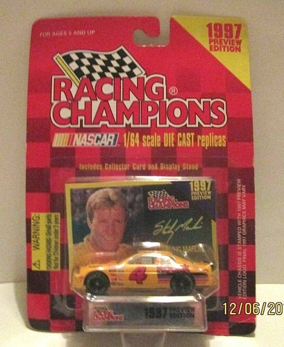 1997 Preview Edition Chevy Monte Carlo #4 Sterling Marlin Kodak Nascar Replica - Picture 2 of 4