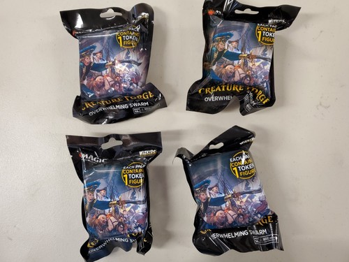 Magic The Gathering Creature Forge: 4 Overwhelming Swarm Booster Pack New Sealed
