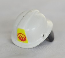 CASQUE DE PROTECTION POMPIERS SANS VISIERE FEU DEVANT PLAYMOBIL