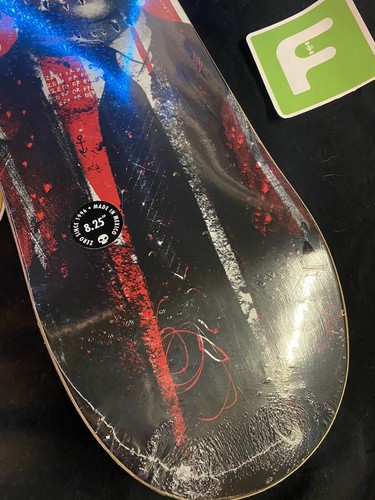 RARE Jean Basquiat Zero Skateboard Deck Chris Cole Pro Model 27 Club In Shrink - Picture 5 of 6