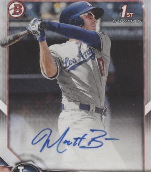 2018 Bowman - Matt Beaty #PA-MB - 1 of 1