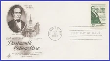 USA4 #1380 U/A ARTCRAFT FDC   Dartmouth College Case