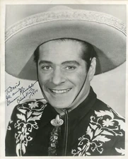 Duncan Renaldo The Cisco Kid For Whom the Bell Toll Rare Signed Autograph Photo