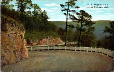 U S Highway Eureka Spring Ark Divided Back