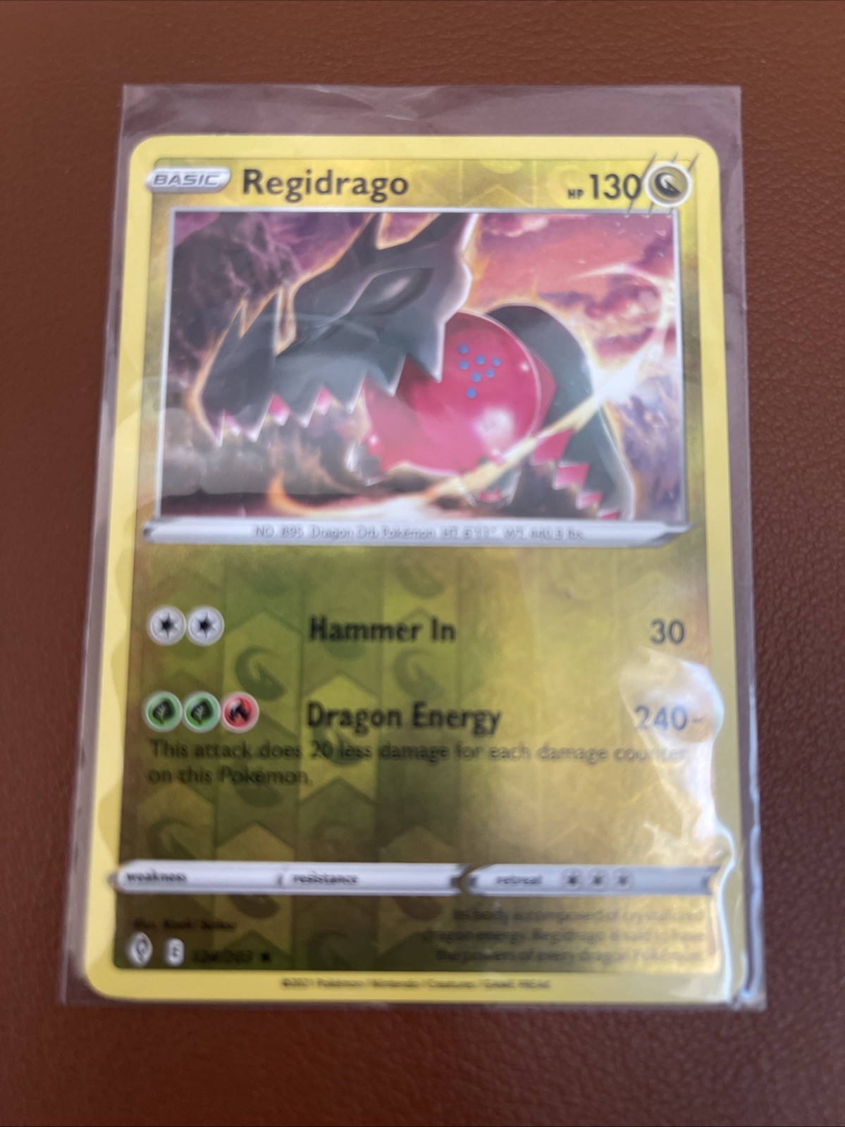 Reverse Holo Druddigon 113/172 Rare  Brilliant Stars Pokemon TCG