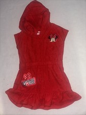 DISNEY JUNIOR Minnie Mouse One Piece Cover Up PoolTerry Cloth 18 Months