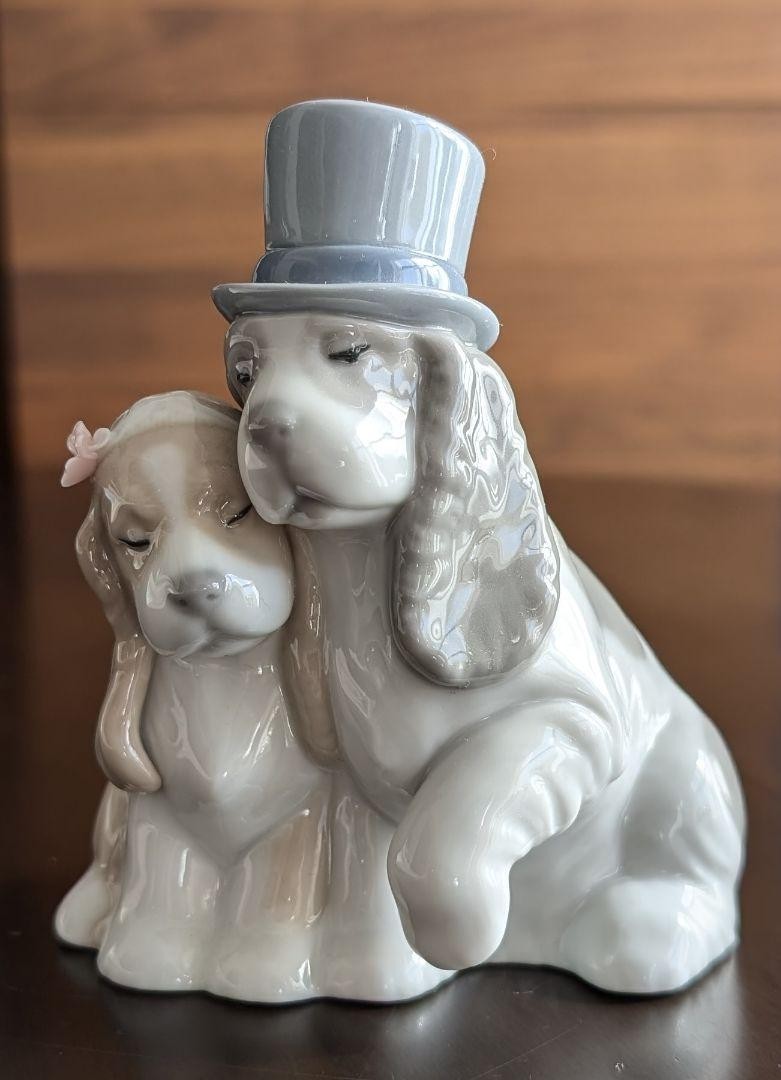 犬の陶器の置物 NAO Spain Handcrafted porcelain Dog Ceramic Nao Spain Handcrafted Porcelain Figurine | eBay