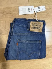 Levi's Vintage Clothing Men's 1960's 606 Jeans Size 32x 32 Denim Blue