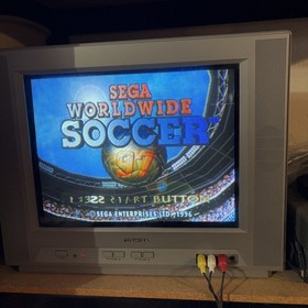 Saga Saturn Sports Bundle, World Series Baseball,Tennis, Hockey, Soccer TESTED