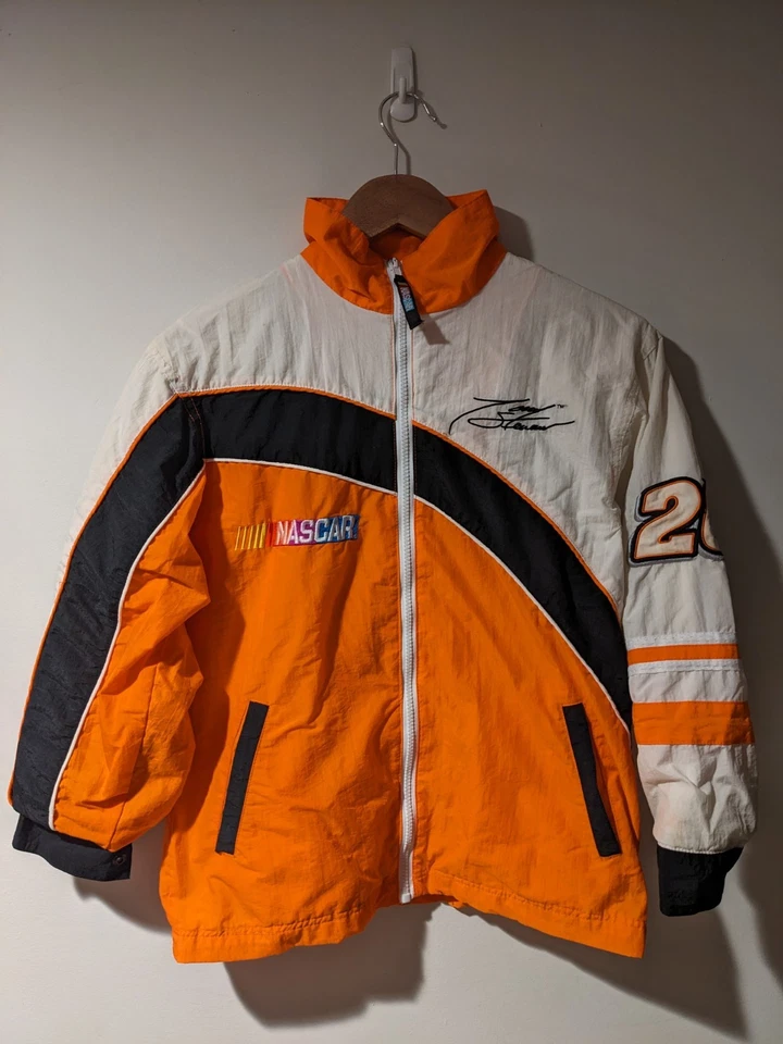 Cortavientos mediano vintage años 90 Nascar Chase auténtico Tony Stewart niños Foto 4 de 4