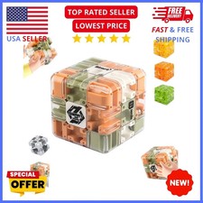 Puzzle Maze Cube,Large Labyrinth 3D Puzzle Maze Cube,Engaging Brain Teaser Toy 