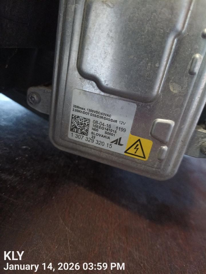 LH HID *BOX* OEM 2016 MASERATI GHIBLI 1YR WRNTY
