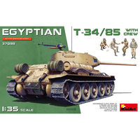 Egyptian T-34/85 W/Crew Kit 1:35 Miniart Kit Mezzi Militari -D- Neues Modell
