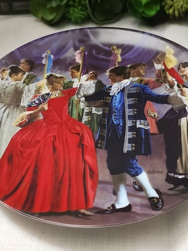 1986 Grimm Fairy Tales The Shoes that were Danced to Pieces #6th Collector Plate - Picture 4 of 5