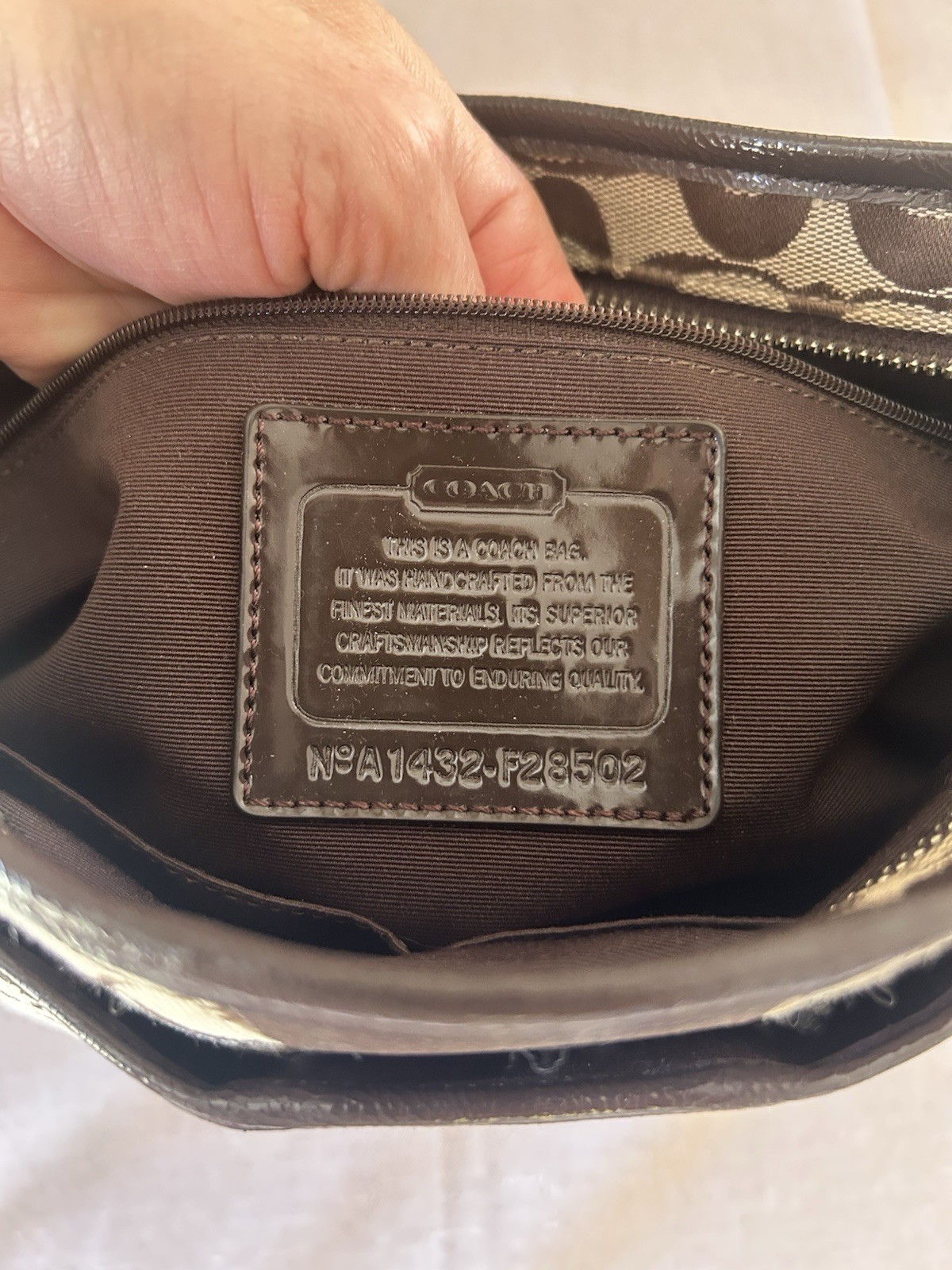 Coach Teri Mini Crossbody Bag Signature Canvas, T… - image 3
