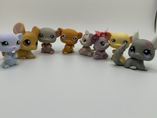 Littlest Pet Shop Lot X 8 : Mice And Chinchillas