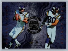 1996 Playoff - Quad Warren Moon, Cris Carter Minnesota Vikings #17