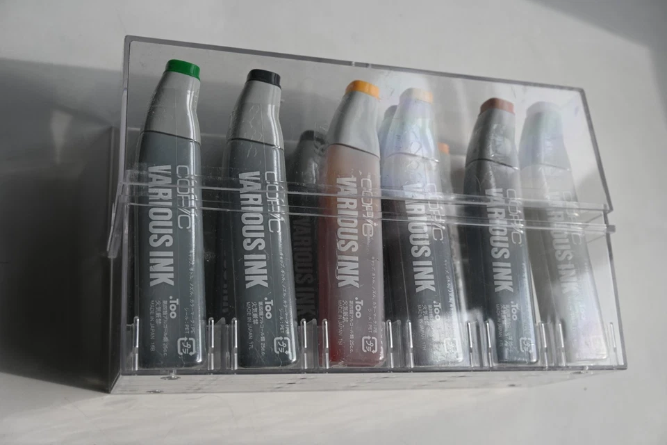 SET OF 12 COPIC VARIOUS INKS REFILLS BRAND NEW SEALED + 1 Xtra (13 tl) Ltly USED - Image 2 of 4