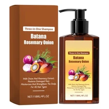 All Natural BATANA OIL (Shampoo & Conditioner) with BIOTIN, Onion , Rosemary Oil