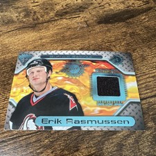 Pacific Titanium 2000-01 Erik Rasmussen Patch Sabres Game-Worn Jersey #60 💥 