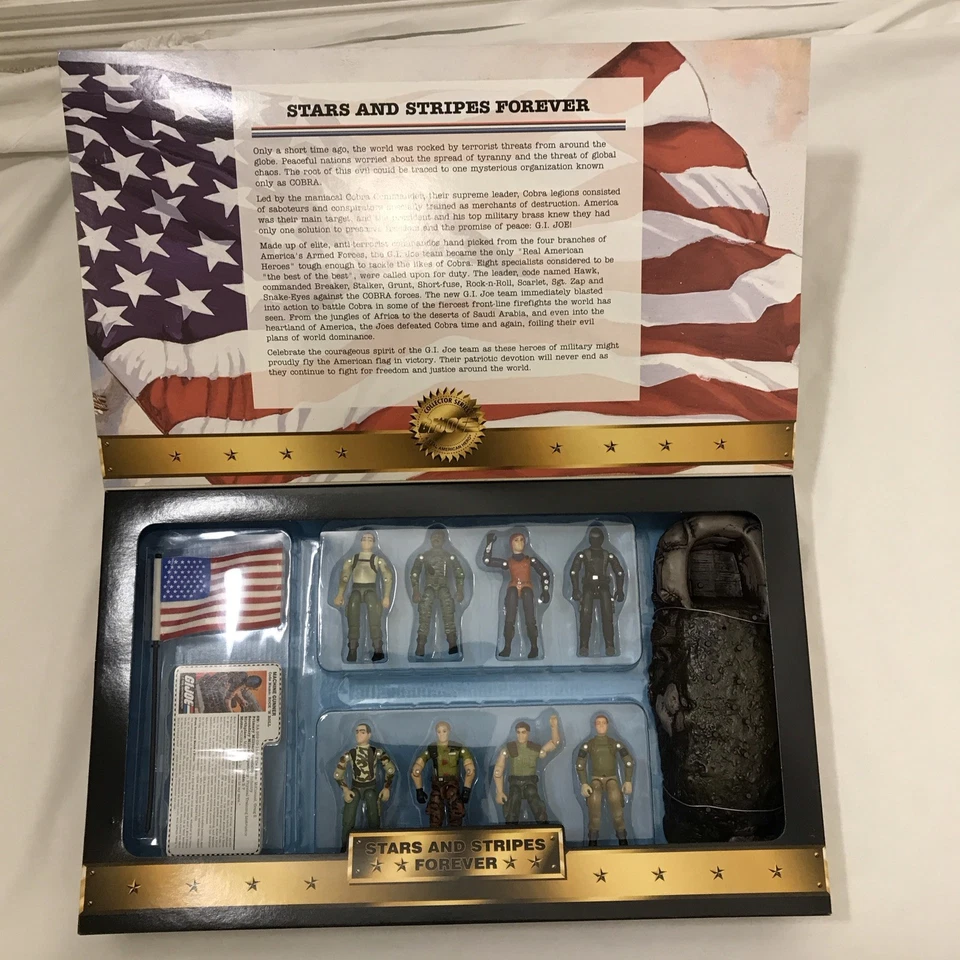 G.I. Joe Stars and Stripes Forever Box Set (1997) 15 Aniversario Sin usar, en caja Coleccionista Foto 4 de 4