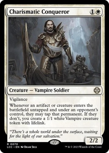 Charismatic Conqueror - Light Play MTG Commander: The Lost Caverns of Ixalan