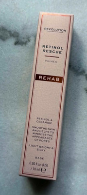 Revolution Retinol Rescue Primer Rehab Retinol Ceramide Light Weight Silky Base