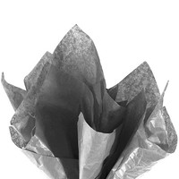 "20 Blatt Geschenk Seiden Papier 20\"X 26\" FüR Dekor Diy Basteln Helle Grau"