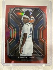 2021 Panini Prizm WNBA - RED PRIZM #97 Rennia Davis RC 229/299 - Minnesota Lynx