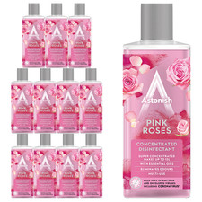 Astonish Concentrated Disinfectant Pink Roses 300 ml  Thought Stain Remover X12 5.60 per litre