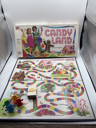 Vintage 1978 Milton Bradley CANDY LAND Brettspiel mit OVP, 100% KOMPLETT