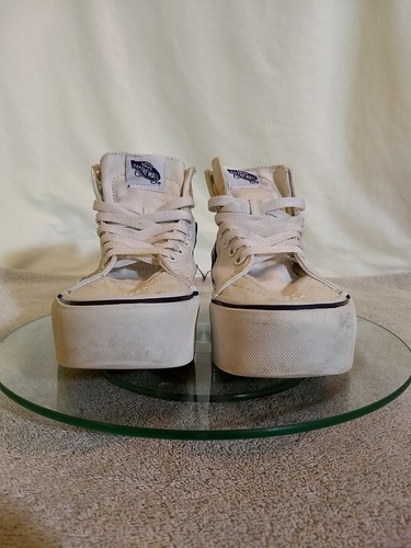 VANS Sk8-Hi Tapered Stackform 'True White Navy', Size 5.5/Mens 7/Womens #US44-16 - Picture 3 of 10