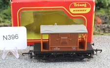 Triang Hornby OO 1:76 R.16 BR Brown 20 ton brake van good+ FNQHobbys N396